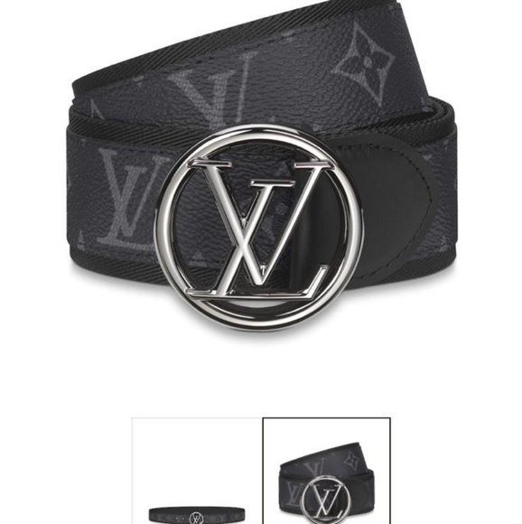 Louis Vuitton Other - Louis Vuitton LV belt male  S grey gray